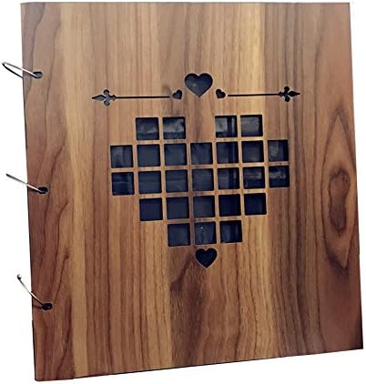 Wood Frame Cover Photo Album 800 Pockets Hold 4x6 Photos by Rekukos