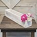 Planter Box, Rustic Barn Wood, Plastic Liner, Rectangle, 20 Inch, Woodland Wedding Decor, Country Chic Centerpiece, (White), (2 Pack)
