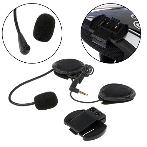 Xumeili Motorcycle Earphone Speaker Intercom Accessories 3.5mm Jack Plug &Clip For V4 V6 - Thumbnail 2