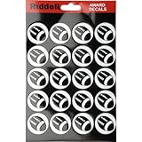 RIDDELL Football Award Sport Decals 5 Pack (100 Stickers)