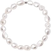 Joseph Brothers White Cultured Freshwater Pearls Bracelet for Women, 8 Inches