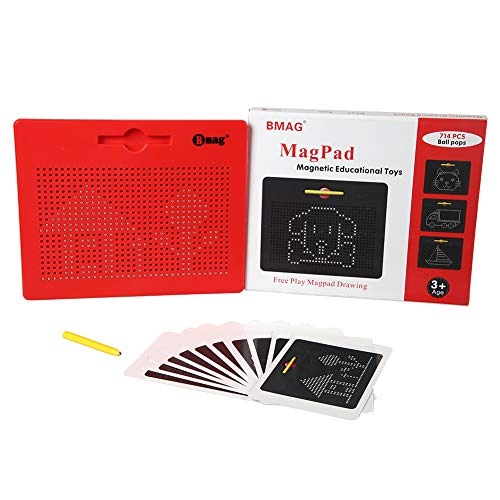 Magnetic Drawing Board Free Play Doodle Drawing Board Tablet Pad with Stylus Learning Writing STEM Travel Toy for Toddler Kids