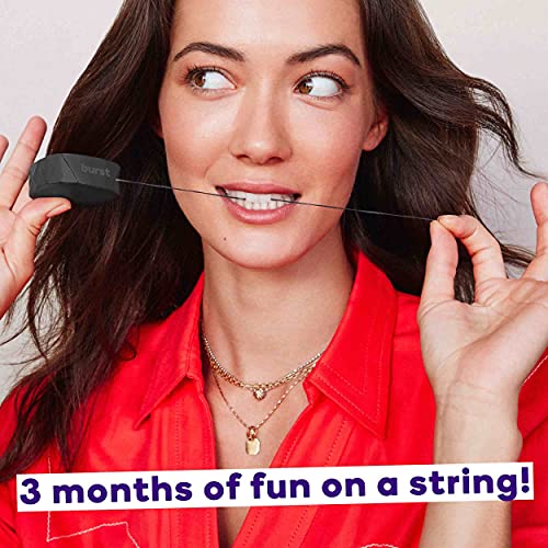 BURST Refillable Dental Floss Dispenser Set Juniper Berry Aroma