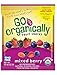 Go Organically Organic Fruit Snack Variety Pack, Medley & Mixed Berry, 42Count
