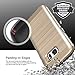 Obliq Slim Meta Dual Layer Protection Case with Shock Absorbing TPU Inner Layer for Samsung Galaxy S7 - Champagne Gold