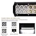 Senlips 126W 20inch Cree Bar Waterproof Spot&Flood Combo Off Road ATV Jeep Jetta Mk4 Truck Led Lights Driving Lamp with Mounting Bracket for Car Vehicle Accessoriesthumb 1