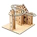 Mize Marble Run Automata Assembly Model Kits Wooden 3D Puzzles (Motor Operating Staircase Marble Track) Mechanical Puzzles for Kids & Kidults, Home Room Office Interior Decor