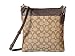 COACH Women's Signature Messenger Crossbody Light/Khaki/Brown One Size