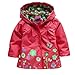 Vikoros Little Girls' Party Floral Rain Coat / Rain Pants
