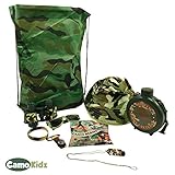 Pretend Play Army Camo Camouflage Toys-Includes Toy Binoculars, Army Hat, Camo Jelly Belly Snack Pack and Much More