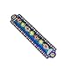 Sparkling Collectibles Indigo Blue Mezuzah Case Enamaled with Swarovski Crystals and Gift Box Presentation