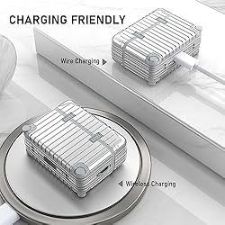 AirPods Pro 2 Case Cover, KOREDA Funny Suitcase