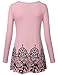 Lotusmile Women's Plus Size Tunic Shirt for Leggings, Long Sleeve Round Neck Sandy Fabric, DPK XL