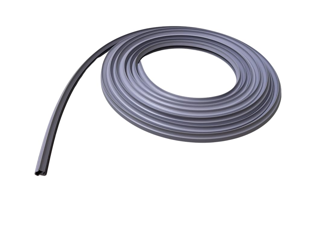 Premium Room Door Seal – 5 Metres Long – Colour White – Optimal Sealing for Your Home (Grey)
