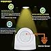 WOOPHEN Indoor Bright Wireless Fulcrum Motion Sensor LED Porch Light/ Spotlight - Auto ON/Off, Battery Powered (White)