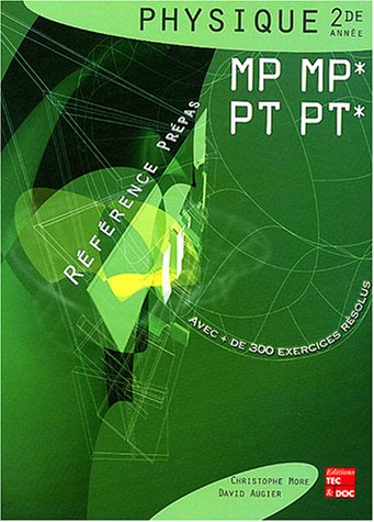 Physique, MP MP*, PT PT*