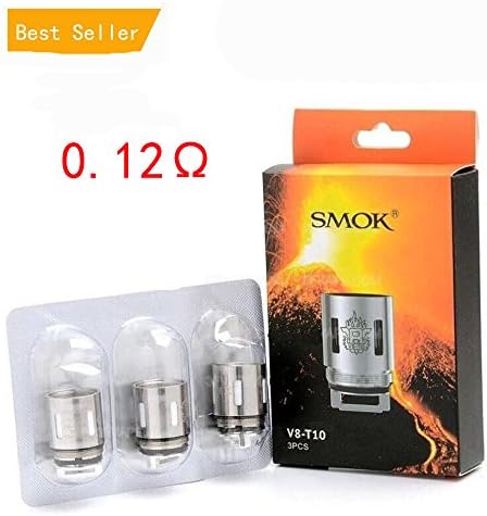 3pcs Authentic SḾOK TḞṼ8 TanḰ Ḉoils Ṽ8T10 0.12 ohḿ Ḉoils
