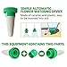 XCT Vacation Plant Waterer, Automatic Plant Watering Devices, Self Irrigation Watering System for Plant Growing, Automatic Slow Release Plant Watering Spikes Use for Outdoor & Indoor, 4 Pack