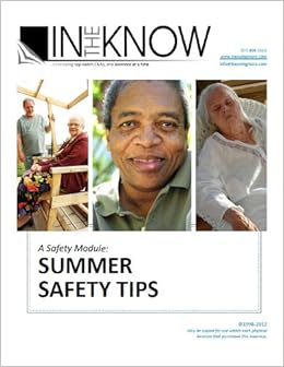 Nurse Aide Inservice Summer Safety Tips From In The Know Linda Leekley Bs Rn Stacy Turnure Rn Amazon Com Books