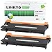 LINKYO Compatible Toner Cartridge Replacement for Brother TN660 TN-660 TN630 (Black, 2-Pack, Value Edition)
