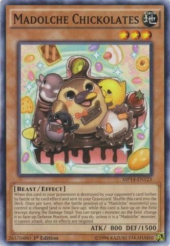 Yu-Gi-Oh! - Madolche Chickolates (MP14-EN125) - Mega Pack 2014 - 1st Edition - Common