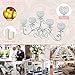 Table Lamp Candle Holder for Wedding, Crystal Bedside Lamp,Crystal Lamp 4 Levels Brightness Dimmablefor Holiday Festival Birthday Home Dining Coffee Table,Centro de mesa de comedor decoracion