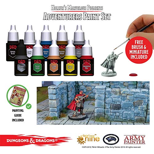 The Army Painter Dungeons and Dragons Official Line Adventurer's Painting Supplies, Craft & Wood Paint, Acrylic Paint Set