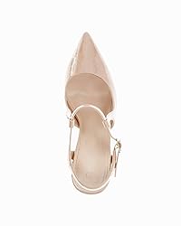 Coutgo Womens High Heels Pointed Toe Ankle Strap