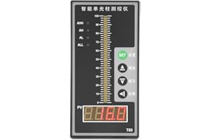 Water Level Meter Sensor Water Level Display Meter Intelligent Pressure Controller Light Column Display 4-20MA LCD Display Le