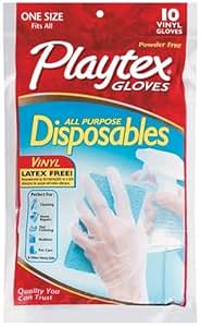 Amazon.com: Playtex All Purpose Disposable Vinyl Gloves