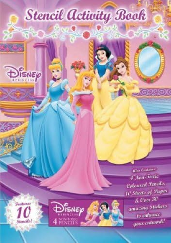 Disney Princess : Stencil and Activity Book