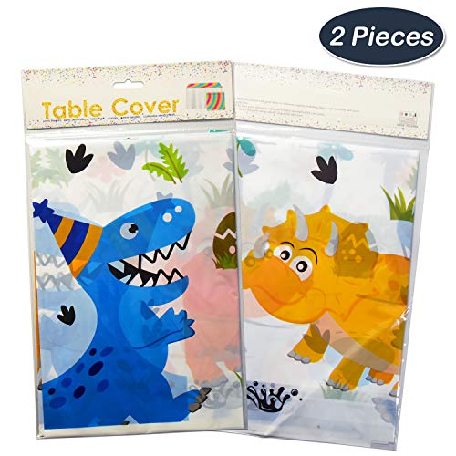 WERNNSAI Dinosaurier Tischdecke - Dinosaurier Partyzubehör für Kinder Jungs Geburtstag Hochzeit Baby Shower Deko, 2… – Bild 5