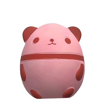 Adeeing Kids Stress Reliver Cute Temperature Sensing Panda Egg Shape Squishy Toy Decor