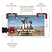 Mobile Game Controller w/Joystick - iPhone & Android Gaming Triggers for PUBG/Knives Out/Rules of Survival/Fortnite - High Sensitivity L1R1 Gamepad - for iPhone Samsung Huawei HTC by Ace Squad