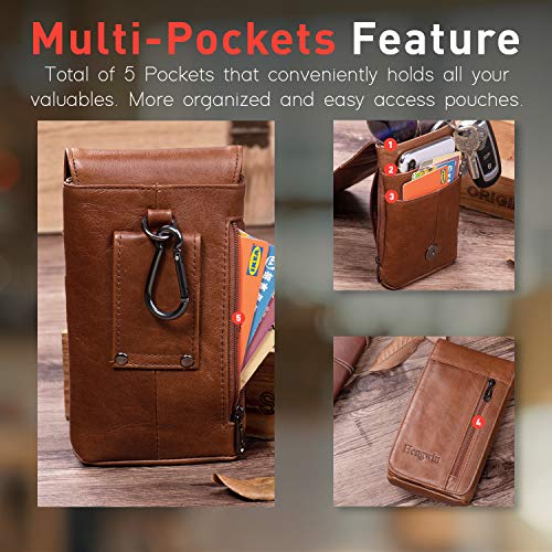 Hengwin Belt Pouch for iPhone 13 12 Pro Max 11 Pro Max XS Max XR 8 Plus