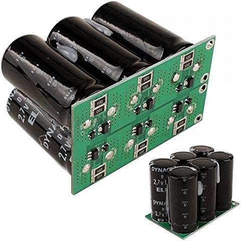 Farad Capacitor 2.7V 120F 6pcs Super Capacitor with Protection Board New