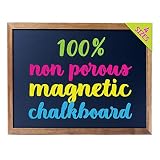 Cedar Markers 27"x20" Framed Chalkboard Sign. 100% Non-Porous Erasable Blackboard and Whiteboard. Chalk Board for Chalk Markers. Magnet Board Decorative Chalkboard for Every Event (27x20)