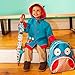 Skip Hop Zoo Little Kid-Toddler Hooded Raincoat for Girls, Owl, Blue, (Size 3-4) (Discontinued by Manufacturer)