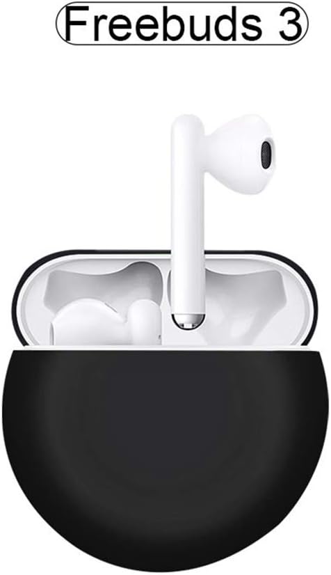 TaiRi Bluetooth Headset Silicone Case, Waterproof Dustproof Bluetooth Silicone Protective Case, Without Hook Shockproof For Huawei Freebuds 3