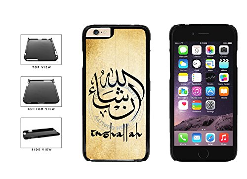 Inshallah Plastic Phone Case Back Cover For Apple iPhone 6 Plus iPhone 6s Plus (5.5 Inches Screen) includes BleuReign(TM) Cloth and Warranty Label