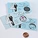 My Scratch Offs Bridal Shower Scratch Off Game Card - 25 Pack - Blue Pinstripe