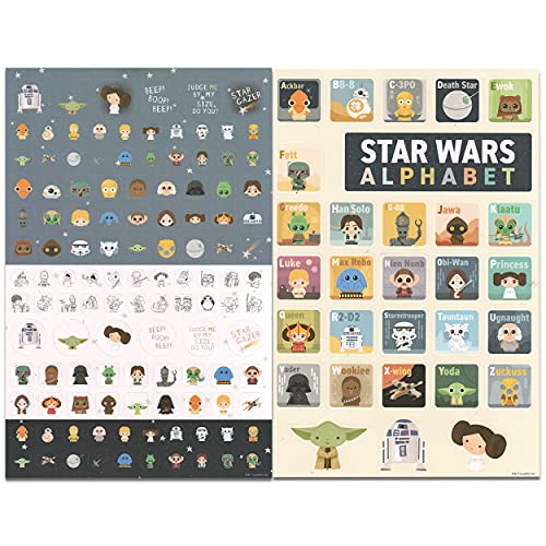 Star Wars Reward Sticker Pack Bundle 295+ Star Wars Stickers for Kids,  Adults, Water Bottles, Laptops, and M