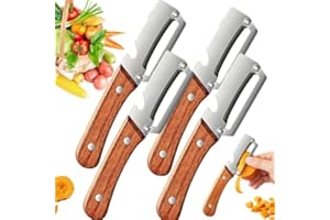 2026 New Wooden Kitchen Tool with Bottle Opener,2-in-1 Multifunctional Vegetable Peeler,Kitchen Multi-Function Stainless Stee