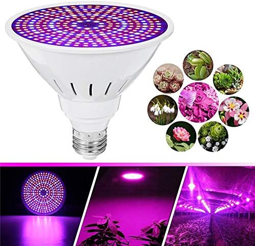 VEWARD E27 30W LED Grow Light Full Spectrum Plant Lamp Set for Flower Seeds Greenhouse AC85-265V