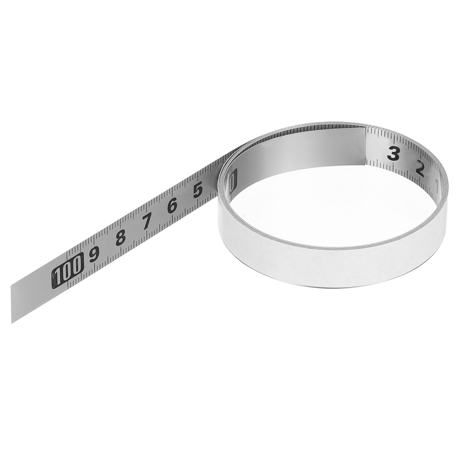 PATIKIL Stainless Steel Ruler, 3.3ft, Grey, 1m/3.3ft x 12.5mm/0.5