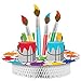 Party Supplies Party Pack Decorations Bundle | Centerpiece, Ribbon Party Banner, and Dizzy Danglers | Bold Kids Art Supplies Theme For A Creative Art Party | Fun Paint Splatter Design