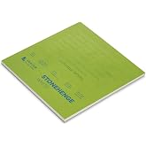 Stonehenge 100% Cotton Medium Weight Pad, White, 8 x 8 inches, 250gsm, 15 Sheets for Dry Media