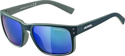 Alpina Unisex – Erwachsene KOSMIC Sonnenbrille grün, One Size