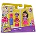 POLLY POCKET (# CBW79)- 1 doll with clothes set and bag