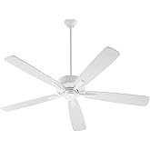 Quorum 4605-8 Ovation 60" Ceiling Fan, Studio White